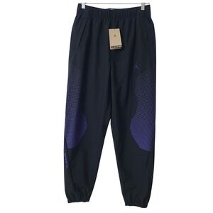 Jordan Sport Track Pants Mens Small Black New Dot Print HF9890-013 14x27.5